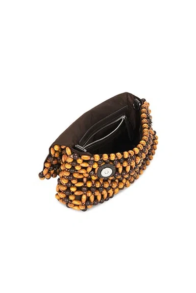 Staud Womens Multi Wood Beads Timmy Beaded Shoulder Bag In Multi