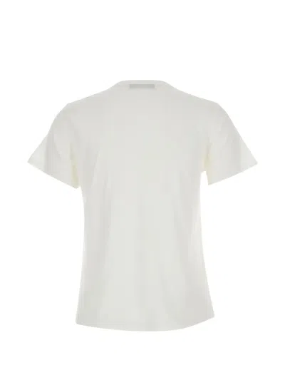 Jucca White Solid Crew Neck T-shirt In White