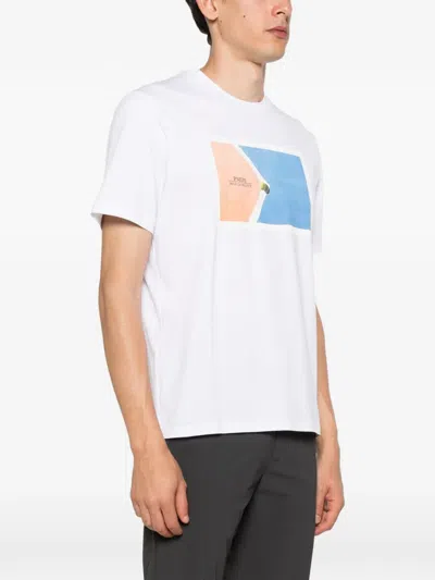 P.m.d.s Point Graphic T-shirt In White