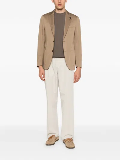 Lardini Button-up Blazer In Multi