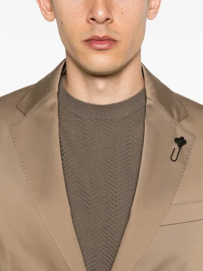 Lardini Button-up Blazer In Multi