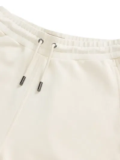 Woolrich Interlock Drawstring-elasticated Shorts In Neutral