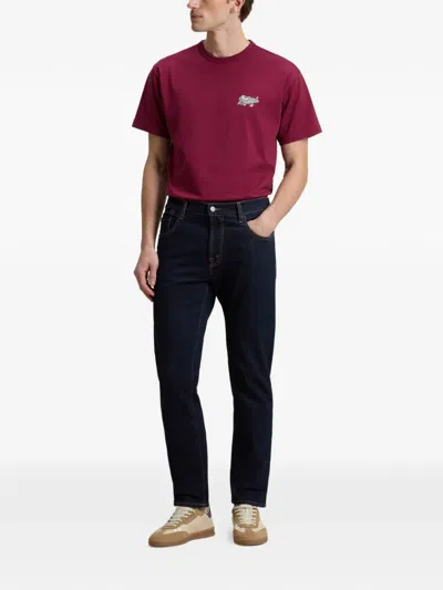 Woolrich Five-pocket Jeans In Blue