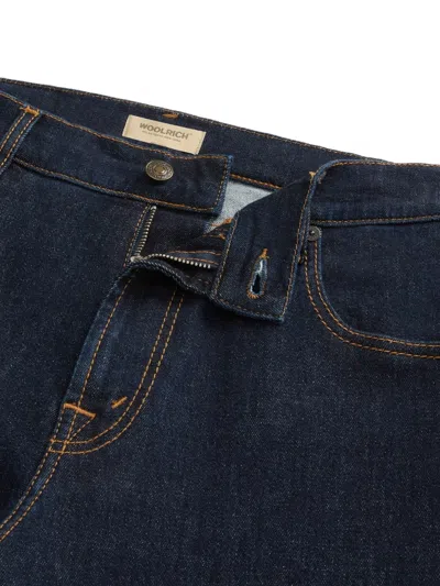 Woolrich Five-pocket Jeans In Blue