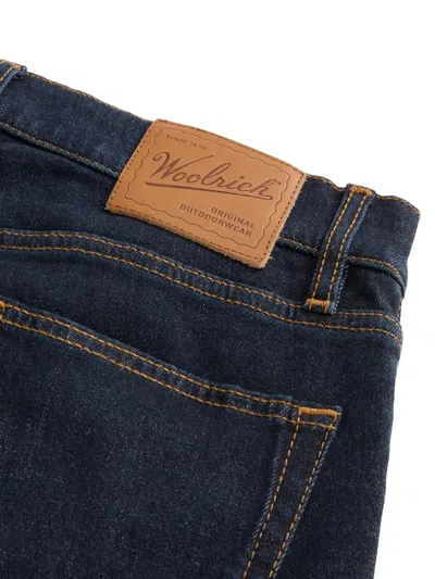Woolrich Five-pocket Jeans In Blue