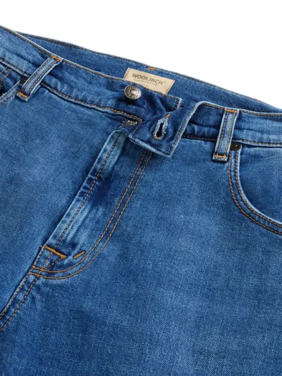 Woolrich Five-pocket Jeans In Blue