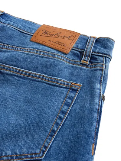 Woolrich Five-pocket Jeans In Blue