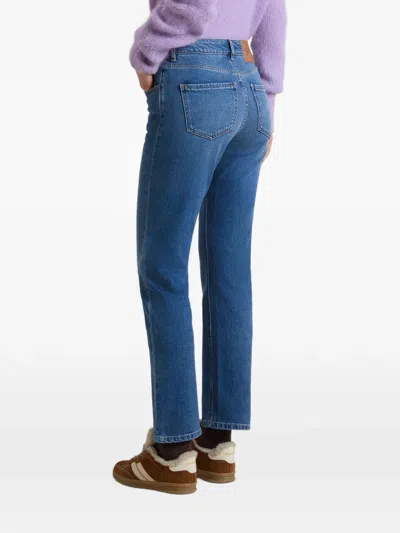 Woolrich 5 Pockets Regular Jeans In Blue