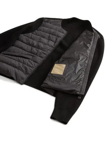 Woolrich Hybrid Quilted Bomber Jacket In Multi