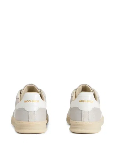 Woolrich Doubleu Suede-details Sneakers In Multi