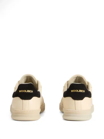 Woolrich Doubleu Suede-details Sneakers In Multi