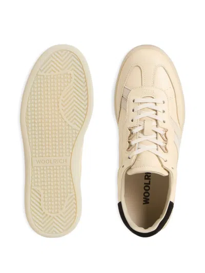 Woolrich Doubleu Suede-details Sneakers In Multi