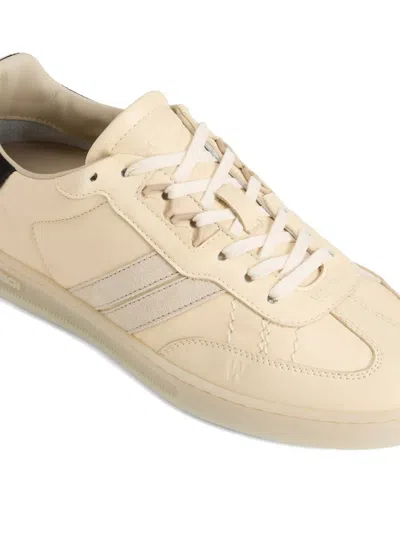 Woolrich Doubleu Suede-details Sneakers In Multi