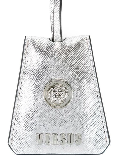 Versus Metallic Logo Tag In Metallic