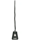 Versus Logo Tag Keyring In Black