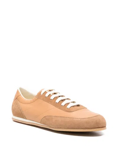 Common Projects Suede Panel Sneakers In Neutral