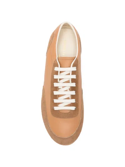 Common Projects Suede Panel Sneakers In Neutral