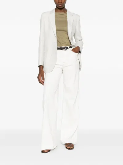 Tagliatore Adrianne Button Jacket In White