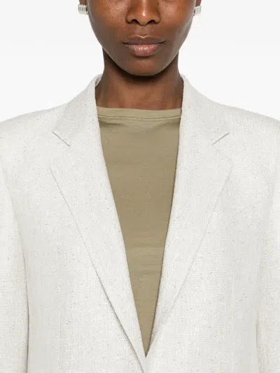 Tagliatore Adrianne Button Jacket In White