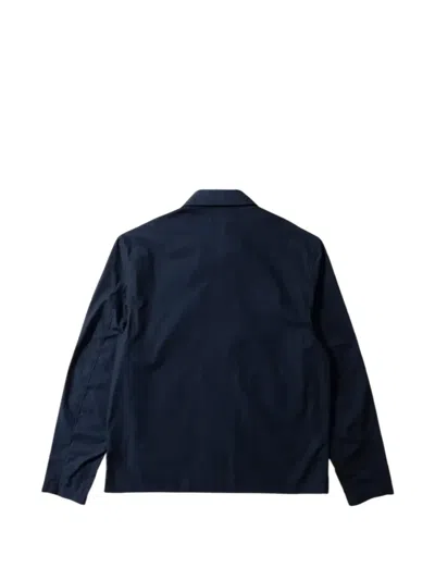 Edmmond Studios Marvin Zip-up Jacket In Blue