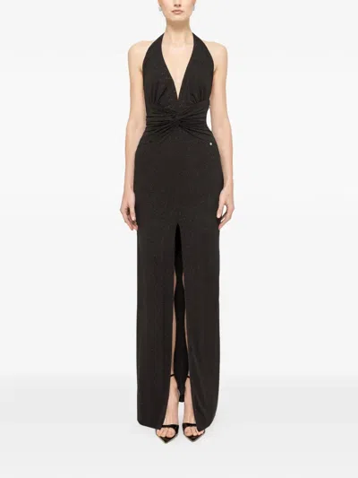 Nissa Backless Maxi Dress In Multi