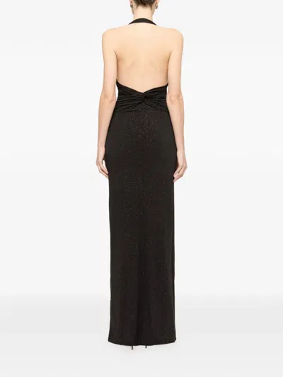Nissa Backless Maxi Dress In Multi