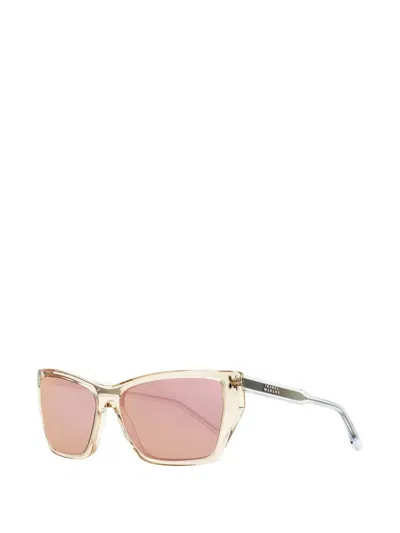 Isabel Marant Eyewear 197/s Rectangular-frame Sunglasses In Blue