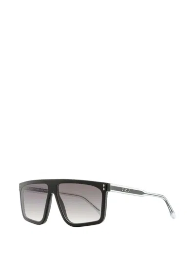 Isabel Marant Eyewear Bluma Rectangular-frame Sunglasses In Neutral