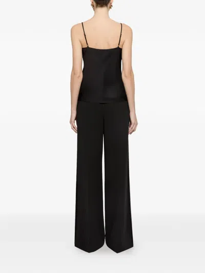 Nissa Tulle Insert Top In Black