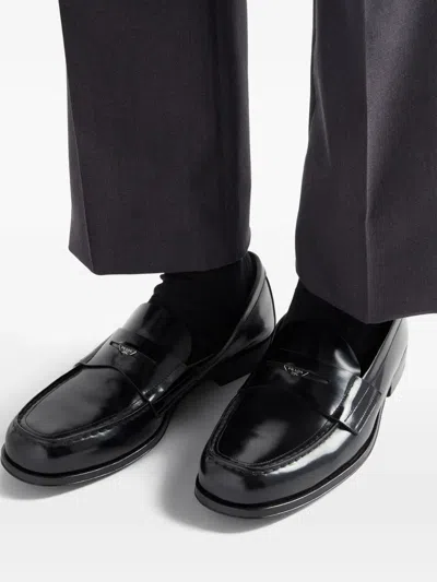 磨砂皮质乐福鞋