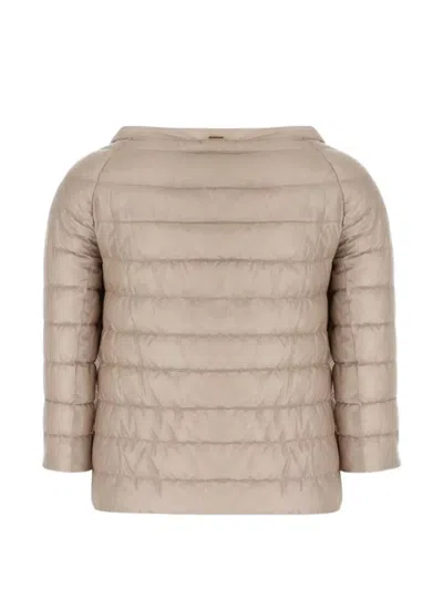 Herno Quilted Jacket In Neutral