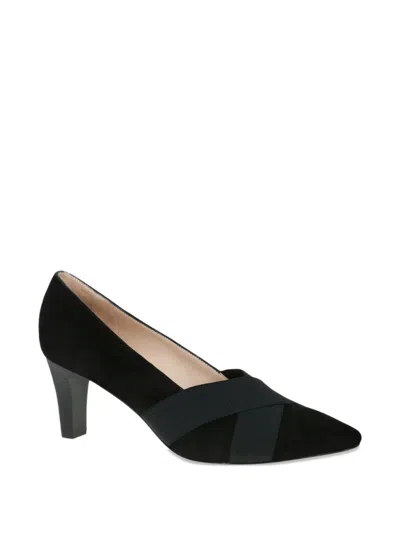 Peter Kaiser Elastic Strap Suede Pumps In Multi