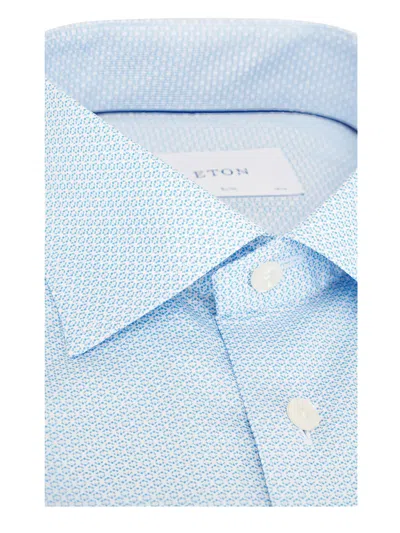 Eton Patterned Shirt In Metallic