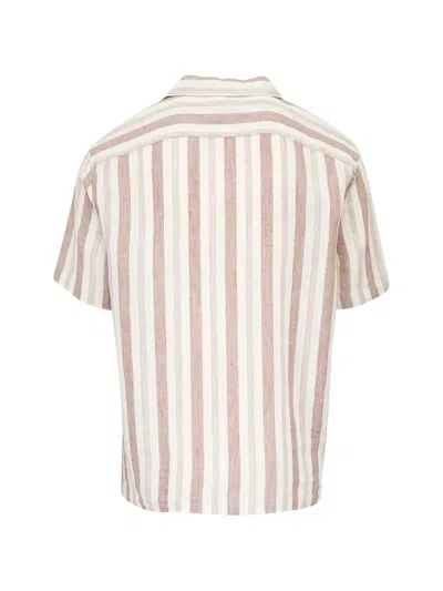 Faherty Striped Shirt In Multi