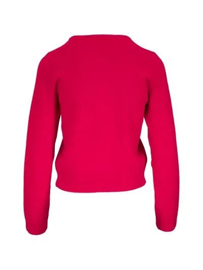 Vince Buttoned Cardigan In Pink