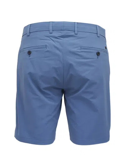 Peter Millar Logo-detail Shorts In Blue