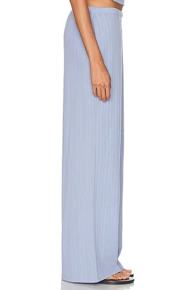 Lunya Pointelle Wide Leg Pajama Pants In White