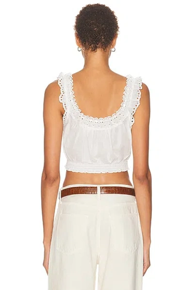 Loveshackfancy Lupo Top In White
