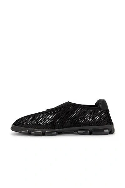 Miu Miu Rete Tech Sneaker In Black