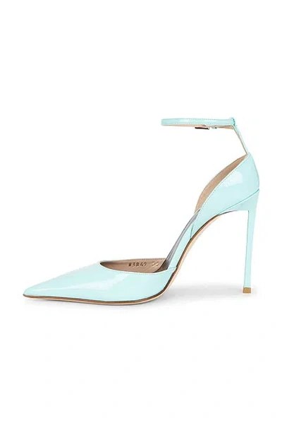 Tom Ford Ankle Strap Pump In Blue