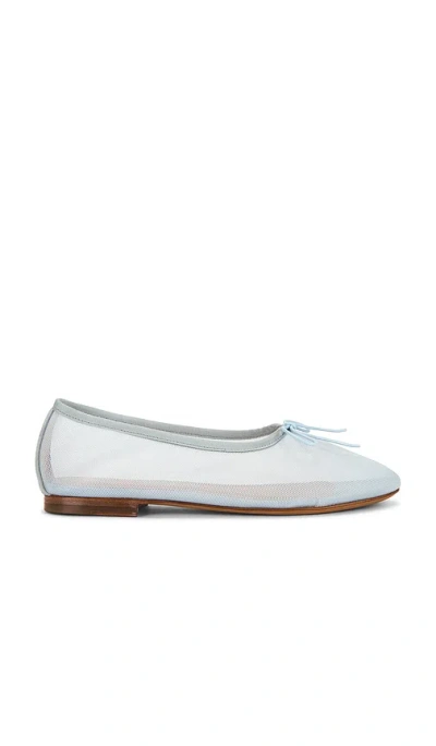 Mansur Gavriel Dream Mesh Ballerina Flat In Blue