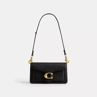 Coach Short Strap With D-ring In Black
