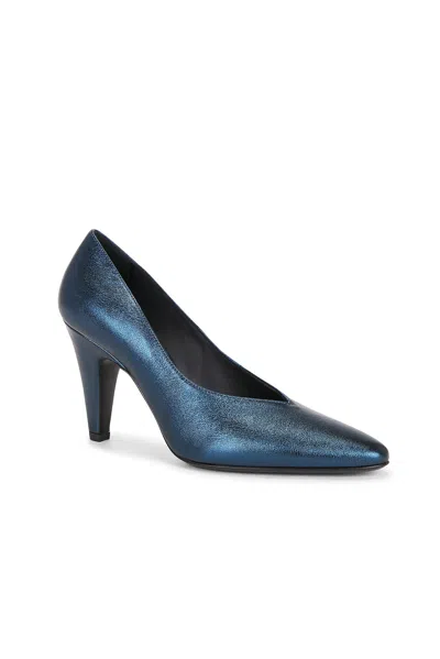 Alaïa Alaϊa Leather Pump In Blue