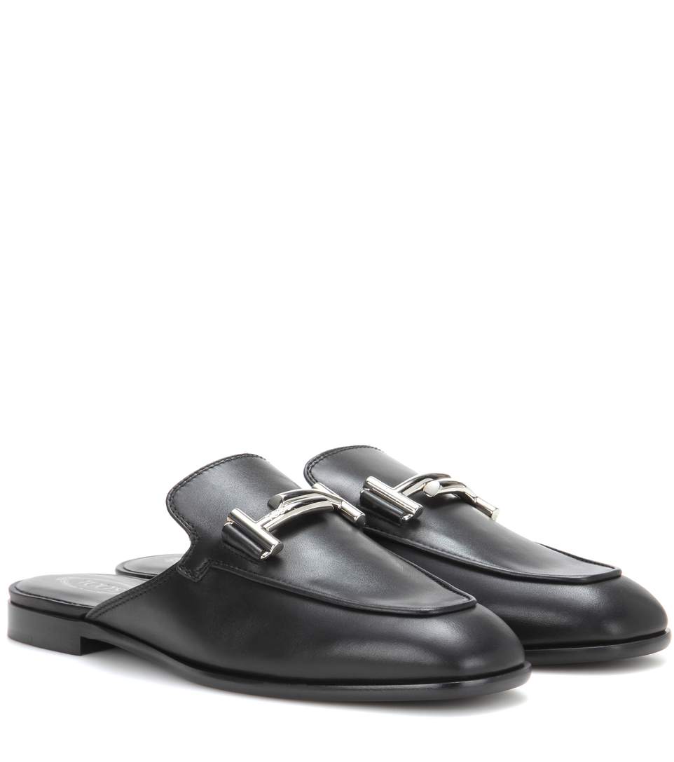 tod's mules in leather
