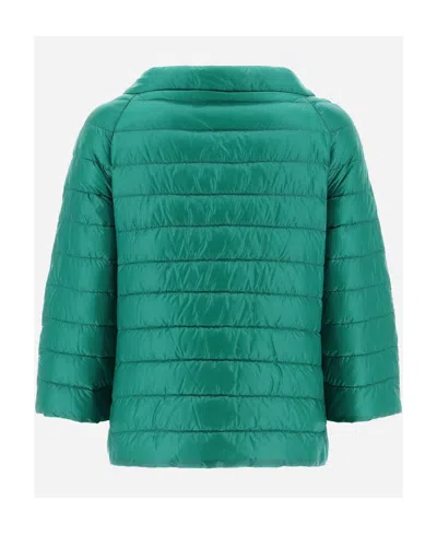 Herno Reversible Down Jacket In Gray