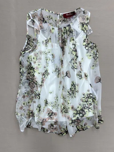Max Mara Sleeveless Top In Multi