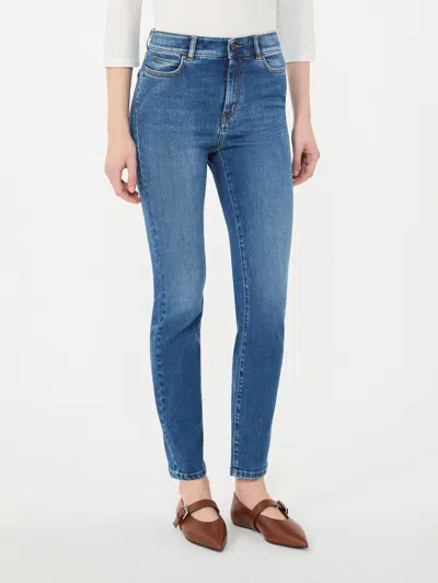 Weekend Max Mara Belt Loop Jeans In Blue
