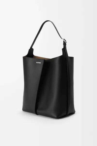Loewe Medium Bilbao Bucket In Smooth Leather Skin For Woman In Black