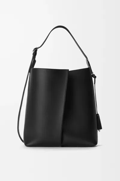 Loewe Medium Bilbao Bucket In Smooth Leather Skin For Woman In Black