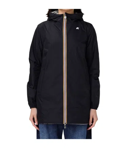 K-way K Way Sophie Plus Reversible Hooded Jacket In Multicolor